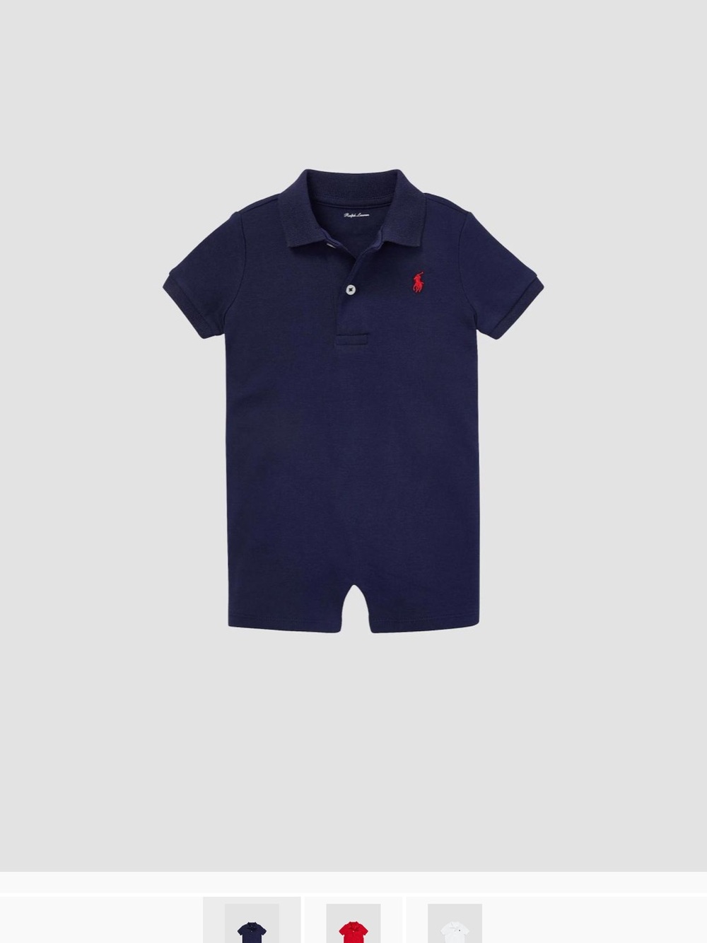 Ralph Lauren Navy Polo Shortall
